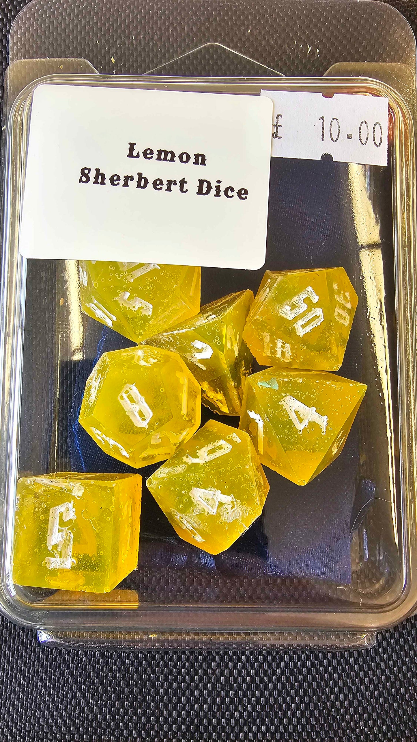 Lemon Sherbert Dice