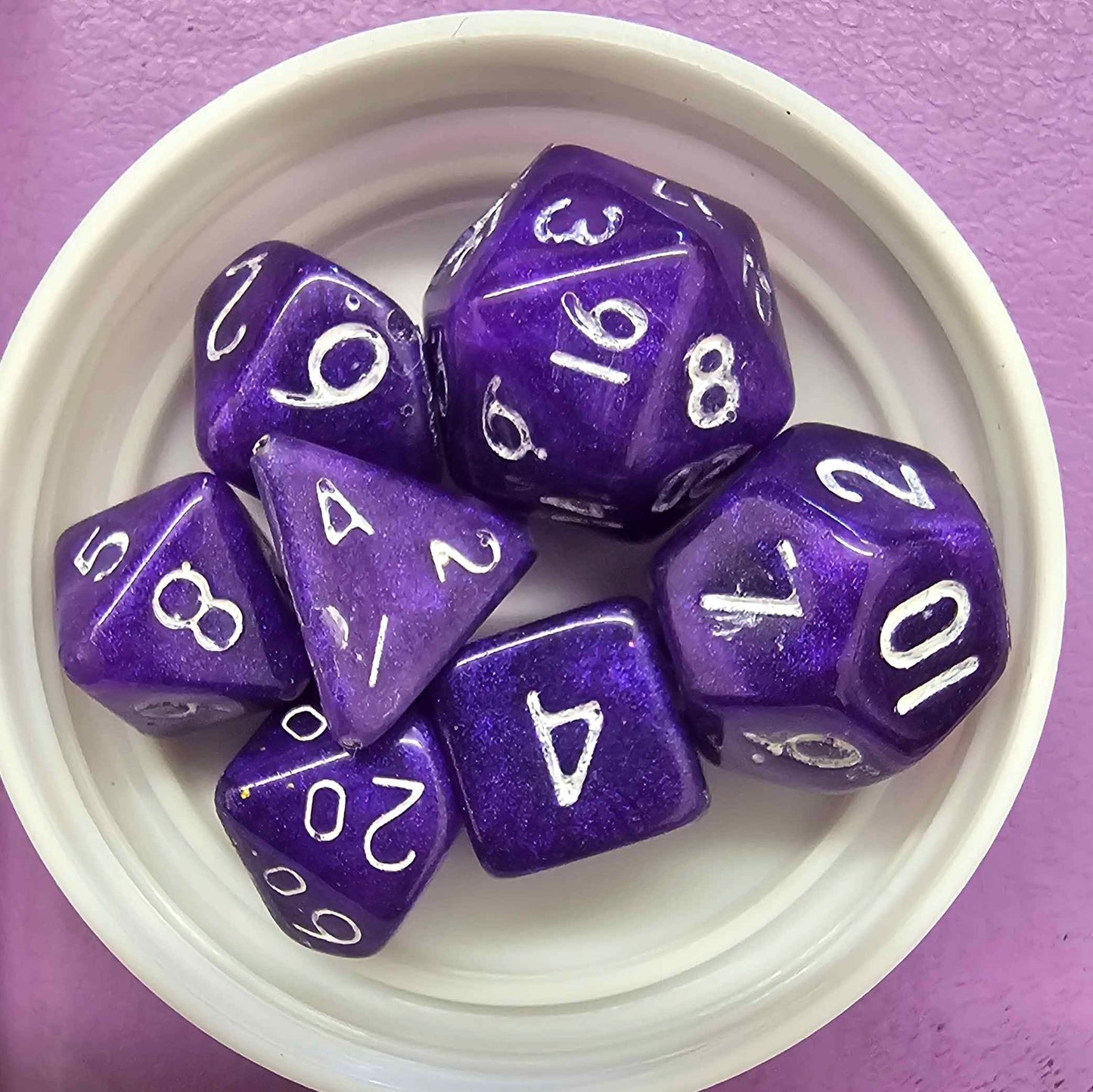 Dice Formally Known As Purple