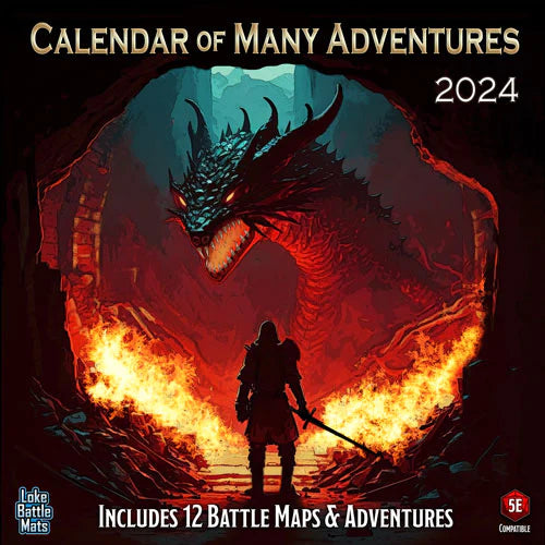 Calendar Of Many Adventures 2024, DISCOUNTED