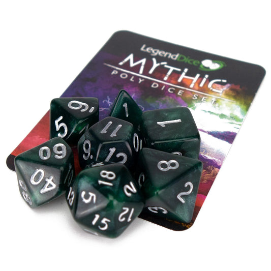 Dark Forest (Silver) - Mythic Poly Dice Set