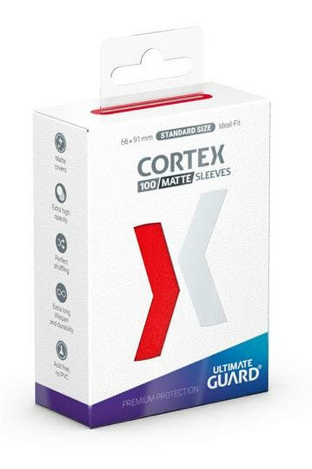 Ultimate Guard - Cortex Sleeves Standard Size - Red 100pk