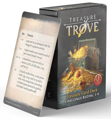 D&D 5E: Treasure Trove Challenge Rating 1-4  Deck